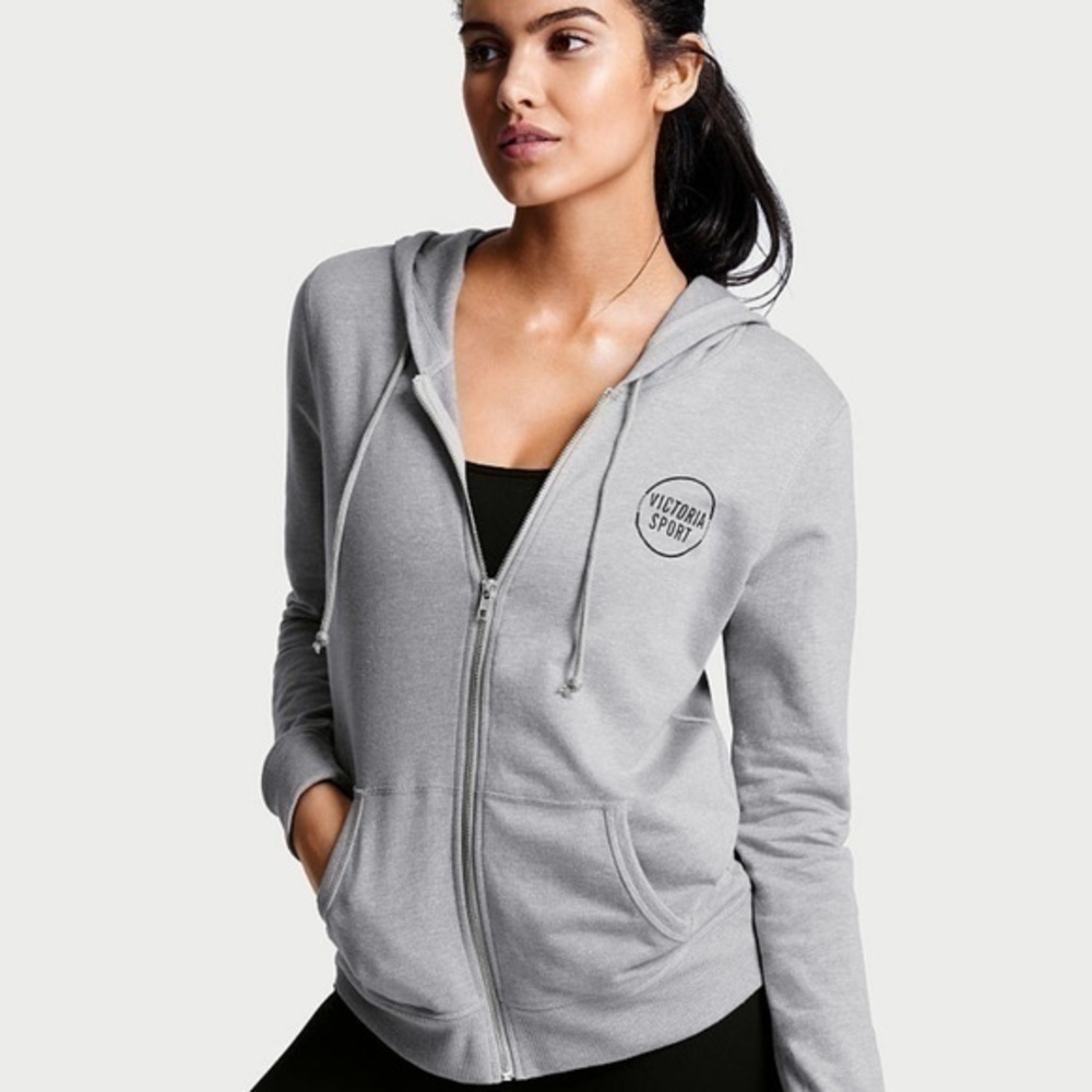 Victoria's Secret Hoodie Jacket XS Sports VSX Gray